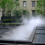 Fountain mist nozzle