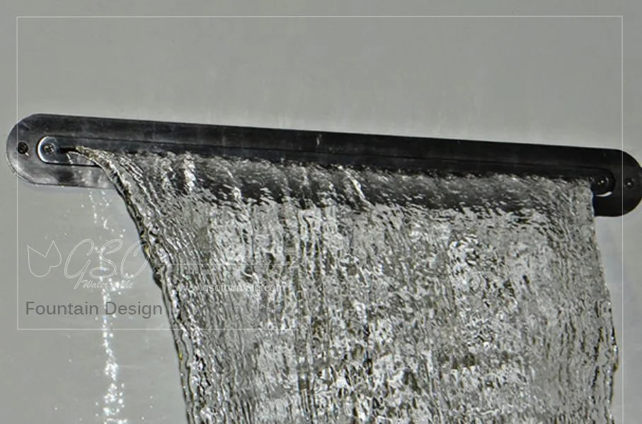 Shooter waterfall nozzle