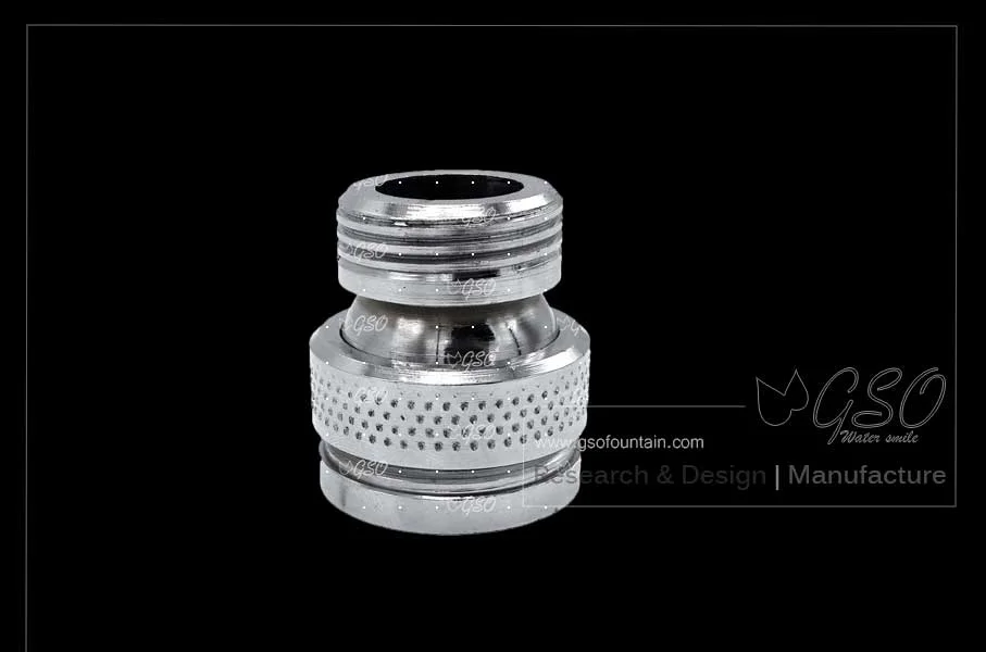 Adjustable fountain nozzle connector
