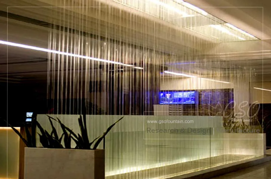 SWC string water-curtain fountain