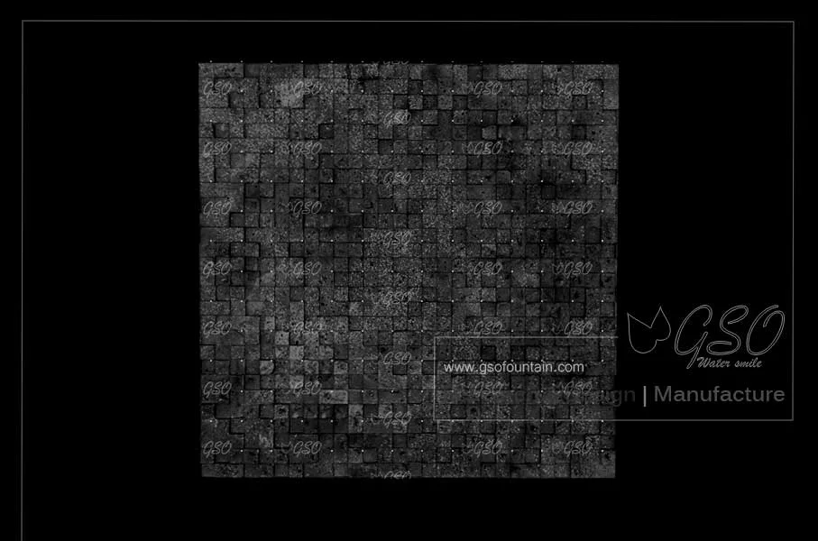 Aria wall-fountain tile