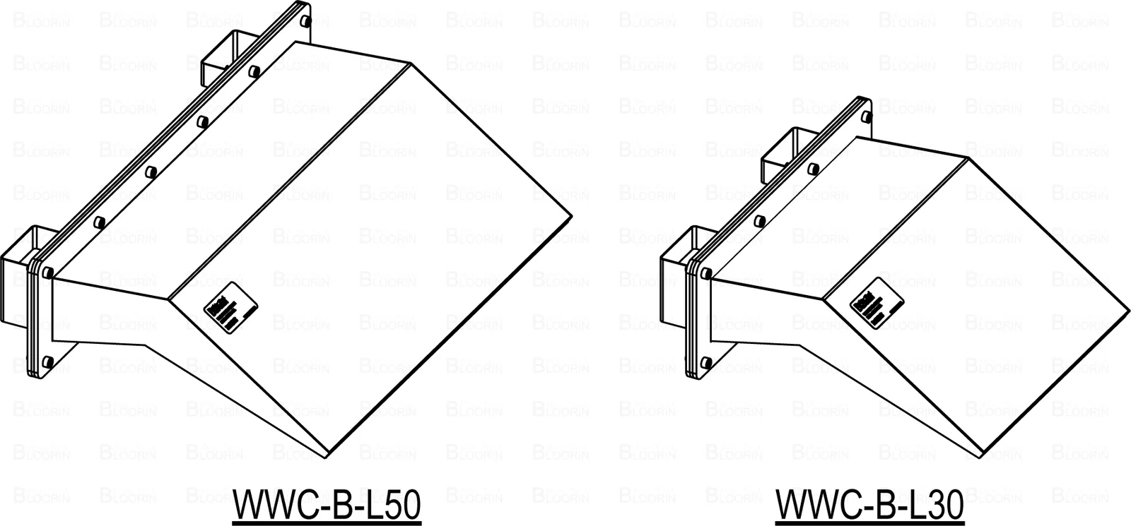 B-L30 wall Curtain nozzle