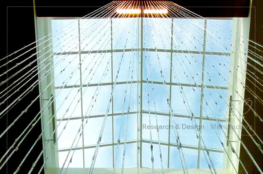 SWC string water-curtain fountain