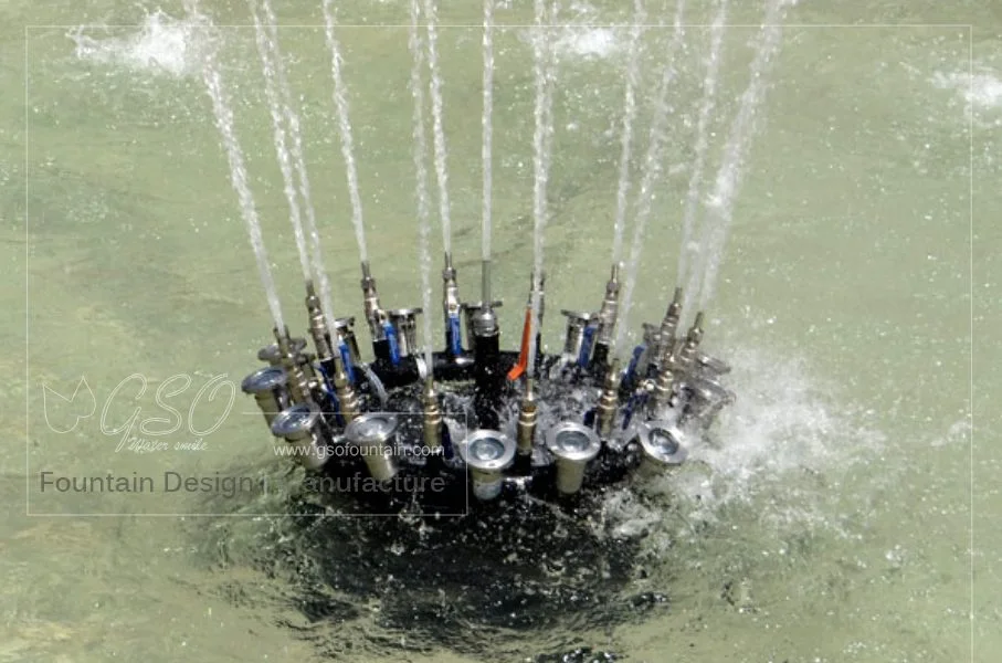 Ready-made M50 flower-effect fountain package