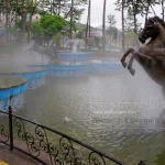 Fountain mist nozzle