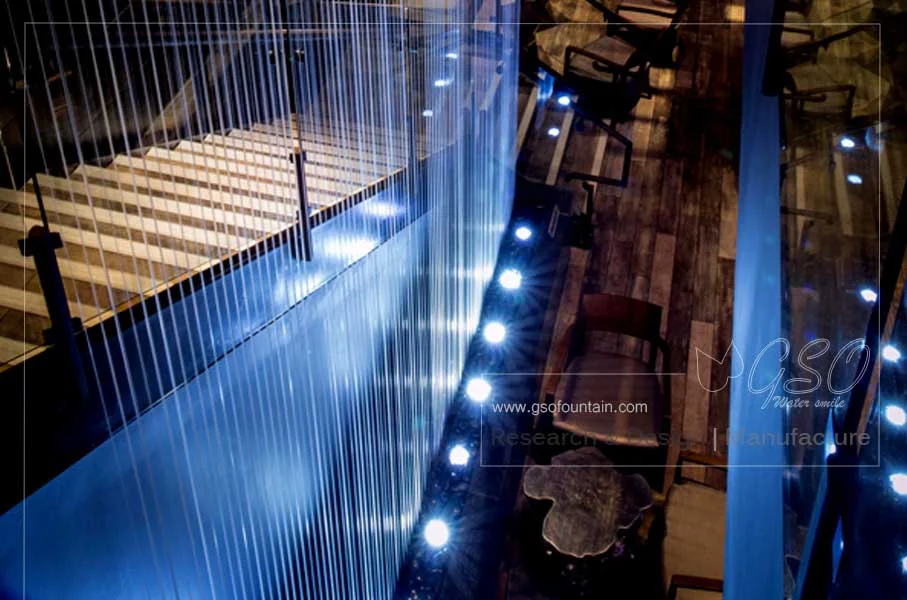 SWC string water-curtain fountain