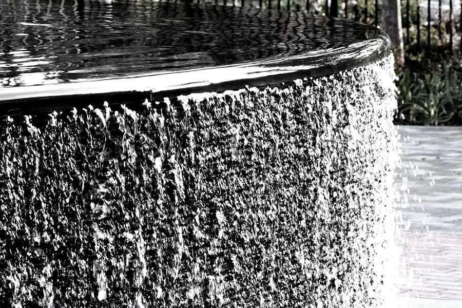 Aria wall-fountain tile