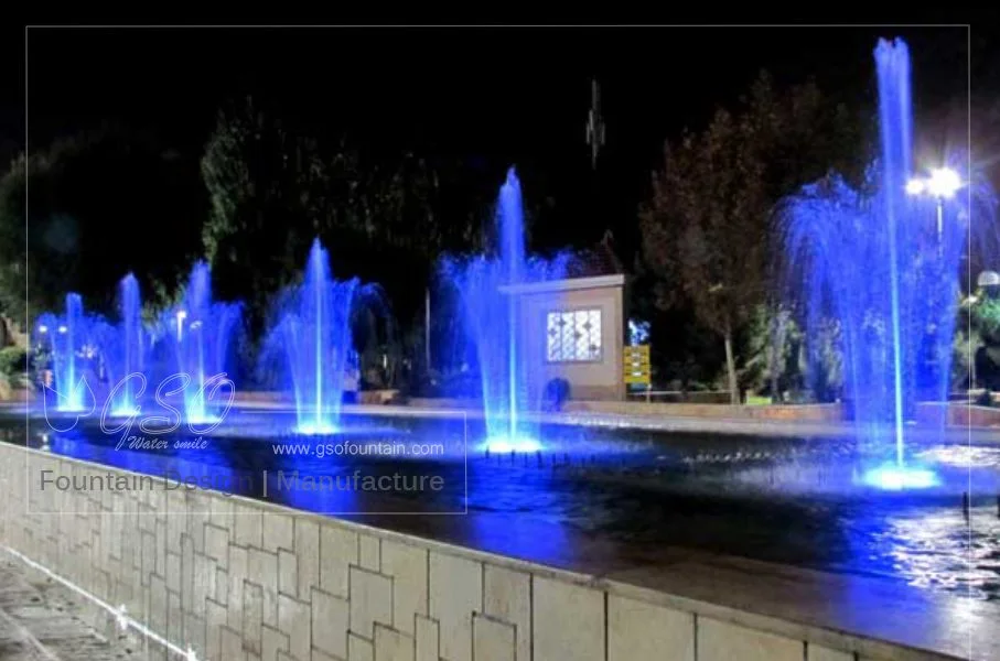 حزمة نافورة والتزينغ الموسيقية