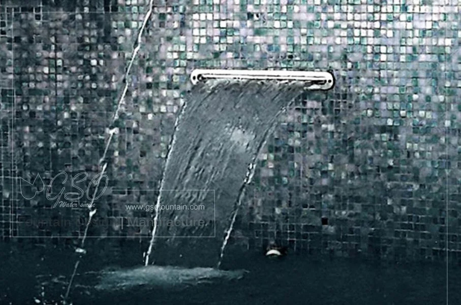 Shooter waterfall nozzle