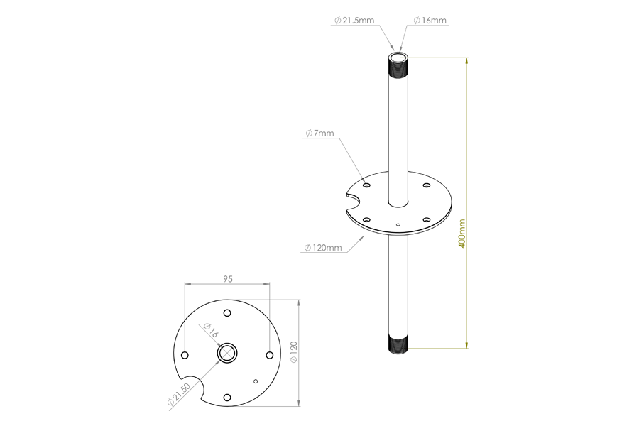 اتصالات انتقالی کف و دیوار