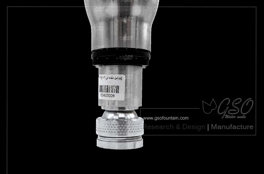Adjustable fountain nozzle connector