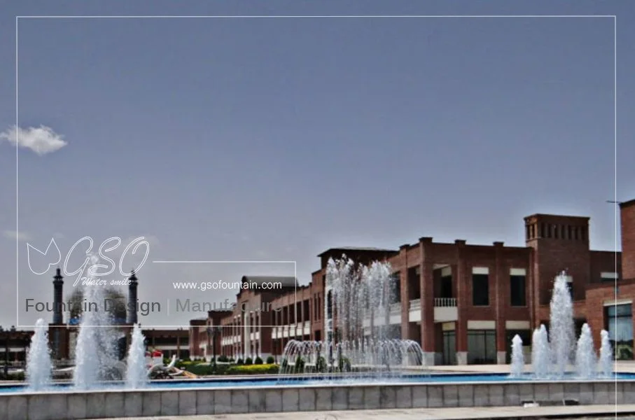 Cascade fountain nozzle