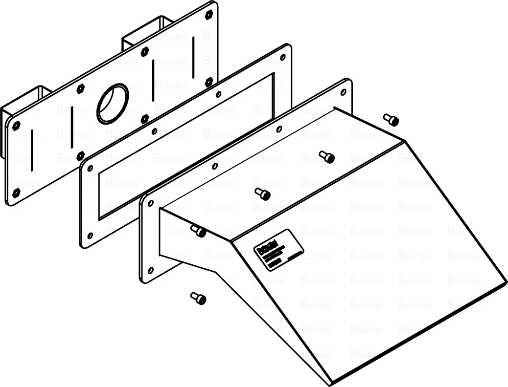 B-L50 wall curtain nozzle
