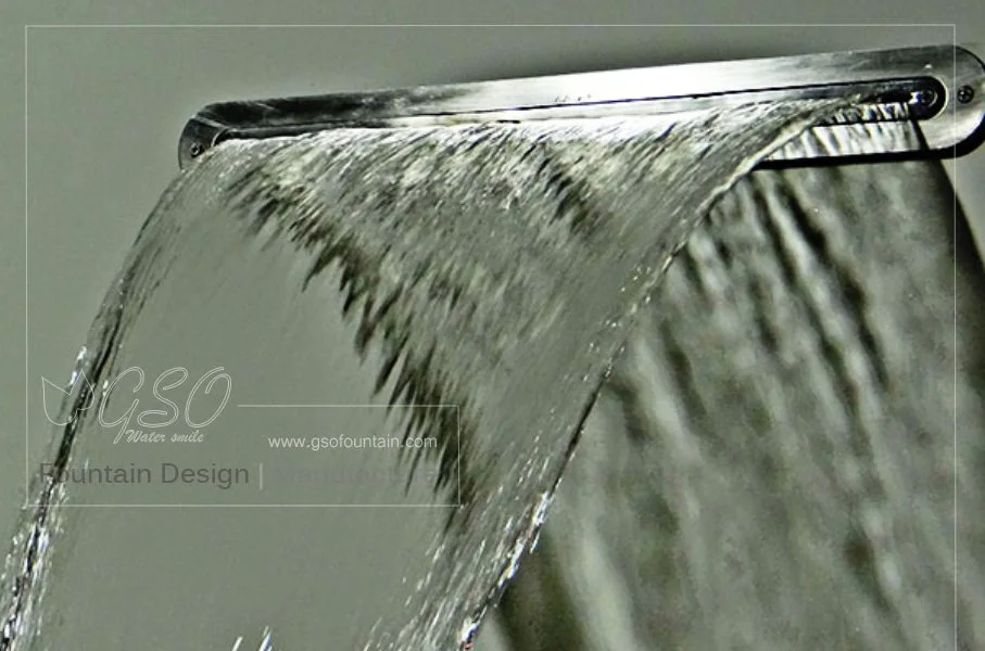 Shooter waterfall nozzle