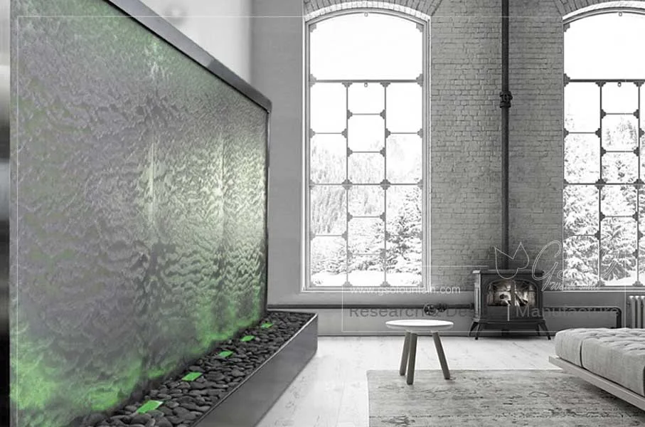 آبنمای استند مدل 3500 شیشه ای