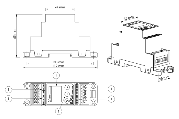 دیتا ریدر Data Reader-3Ch-5A