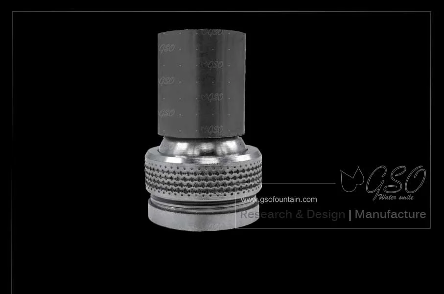 Adjustable fountain nozzle connector