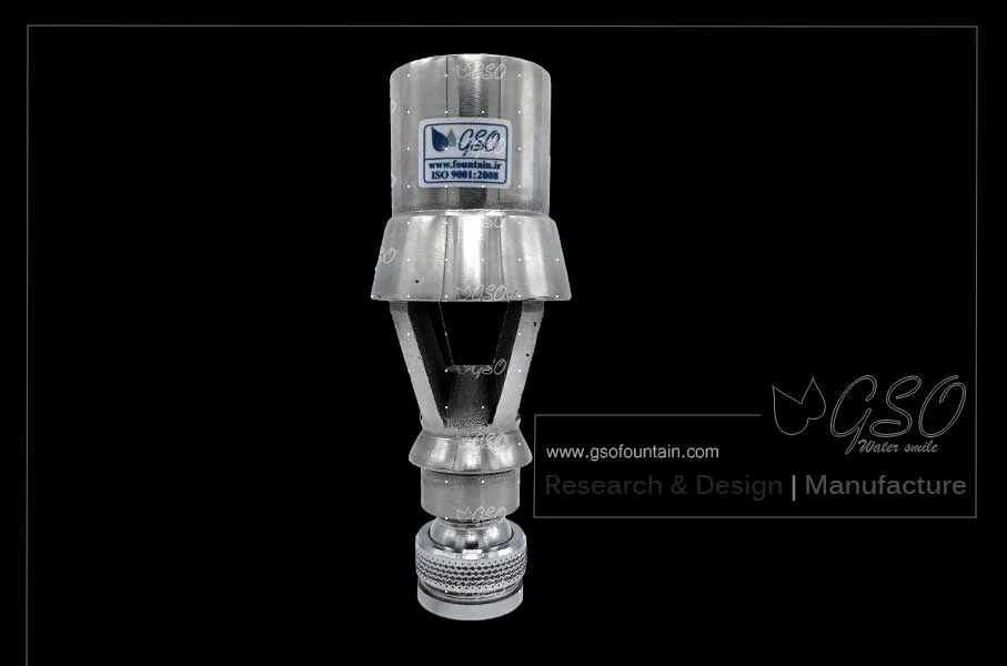 Adjustable fountain nozzle connector