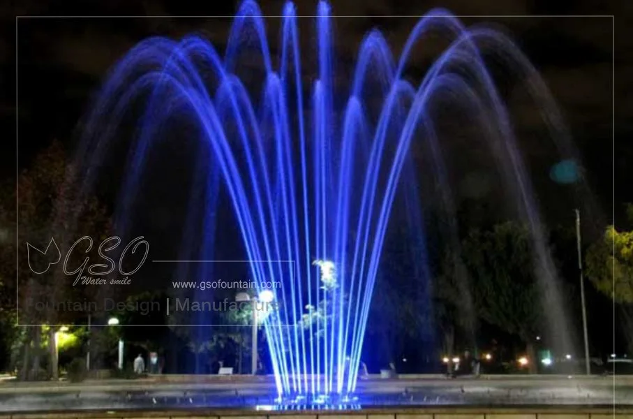 Ready-made M100 flower-effect fountain package