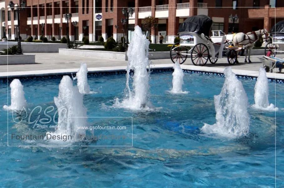 Cascade fountain nozzle